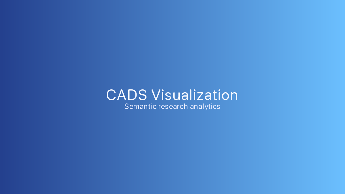 CADS Research Visualization System