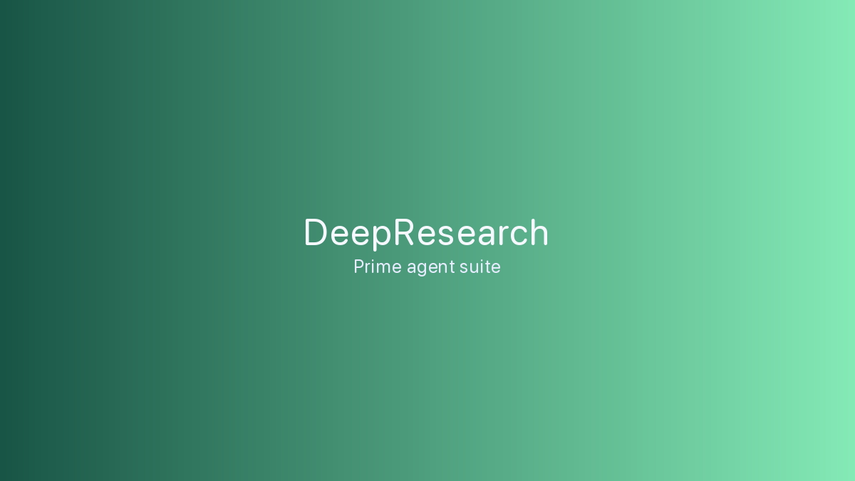 Prime Environments • DeepResearch Agent Suite
